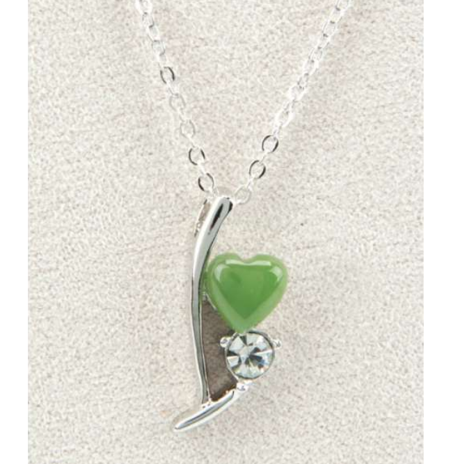 Necklace - Jade Ribbon of Love