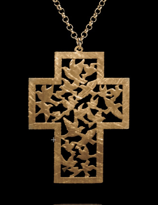 Necklace/Earrings - Filigree Cross