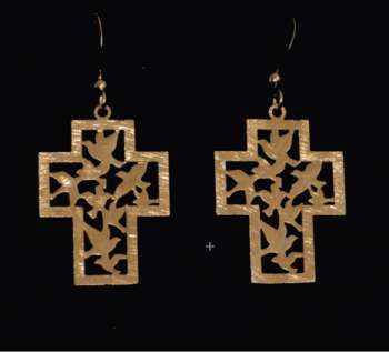 Necklace/Earrings - Filigree Cross