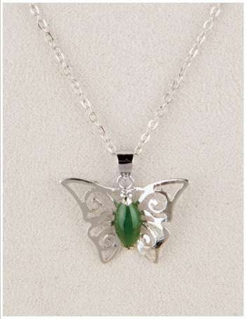 Necklace - Jade Butterfly
