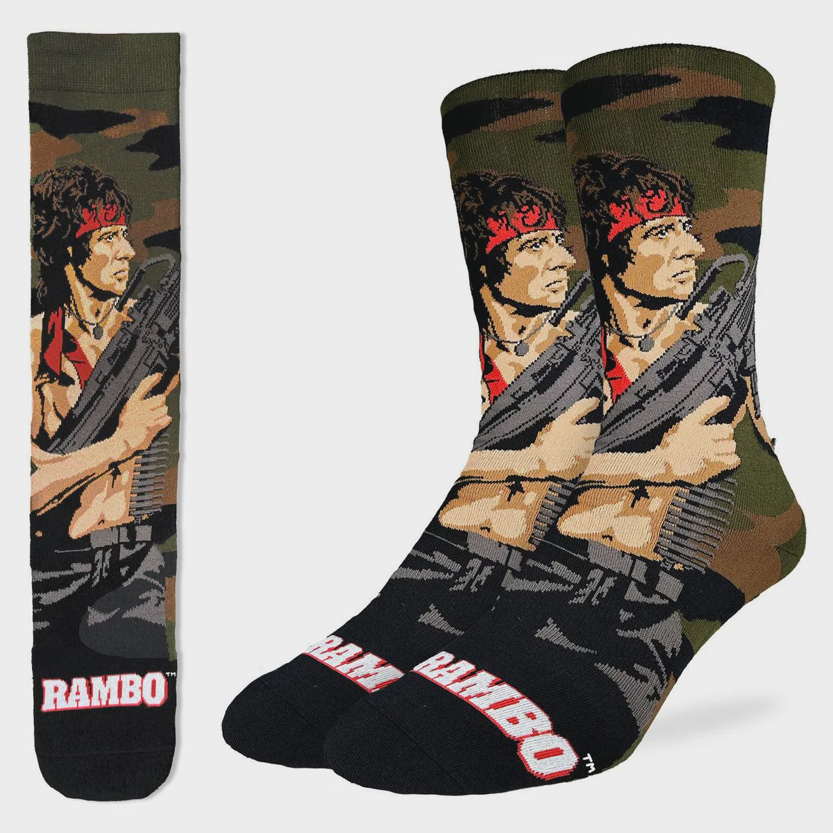 Men's Socks - Rambo Gun - First Blood II