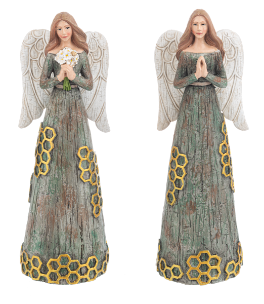 Bee Faithful Angel Figurines