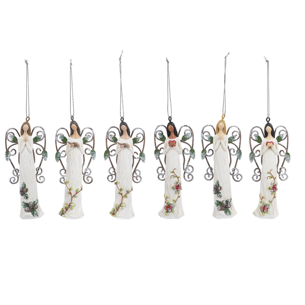 Angel Ornaments - 6 designs - 4" tall