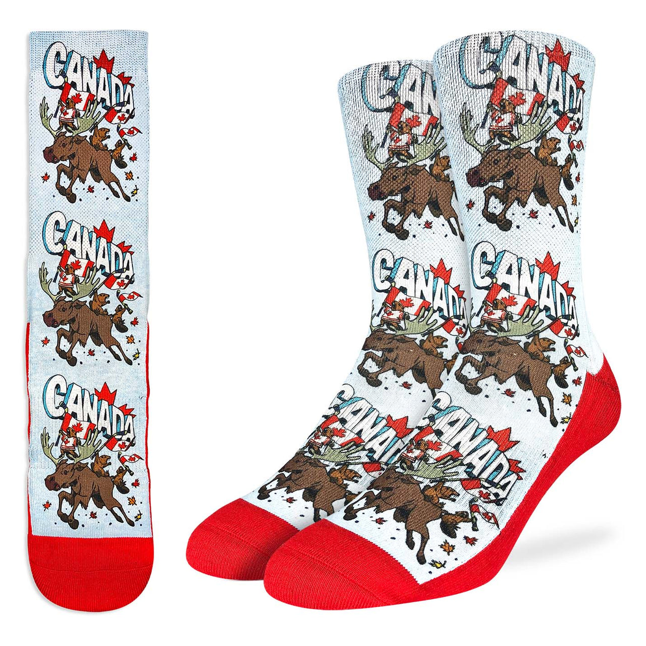 Men's Socks - Majestic Cdn Moose & Beaver