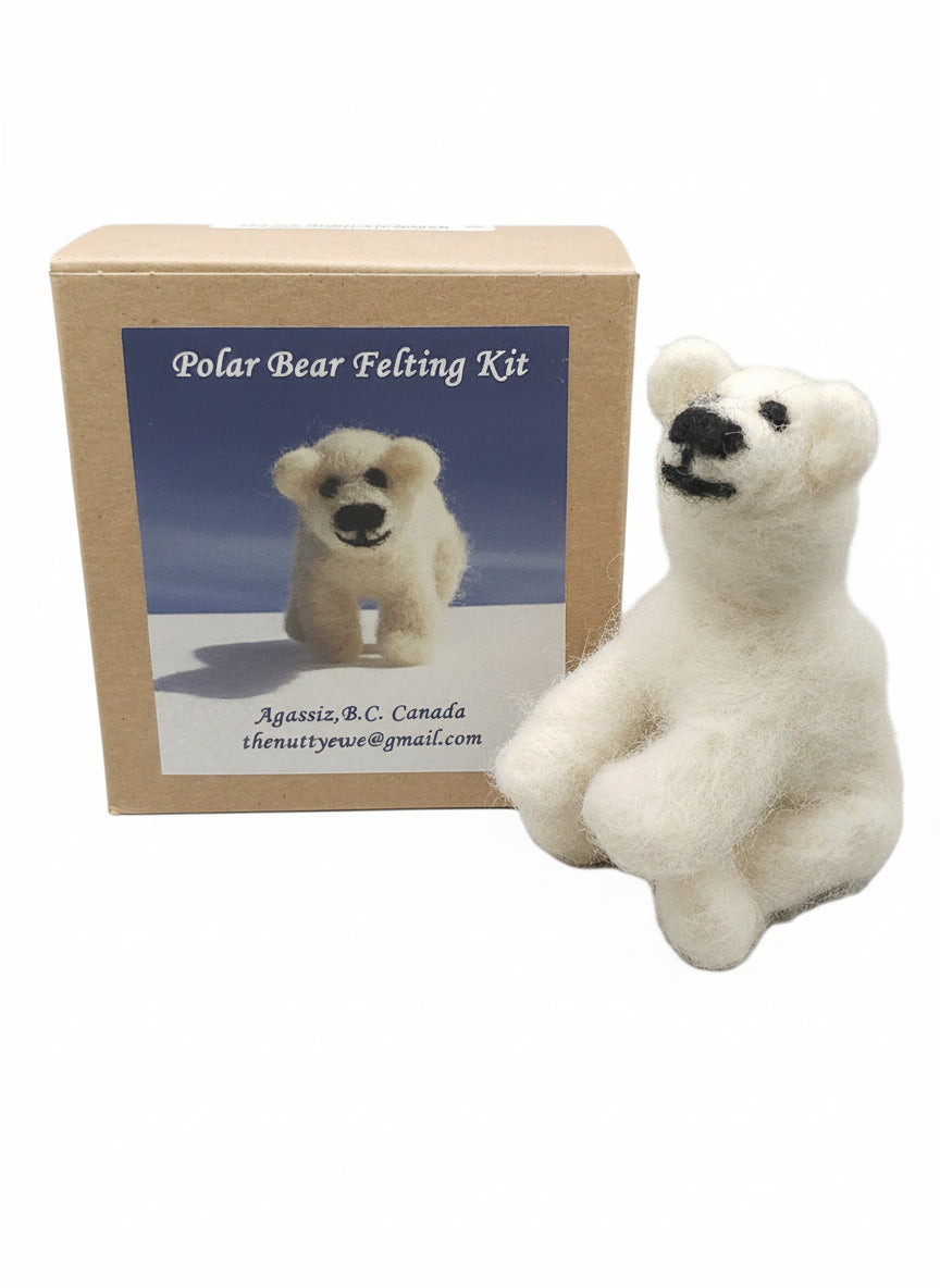 Felting Kit - Polar Bear