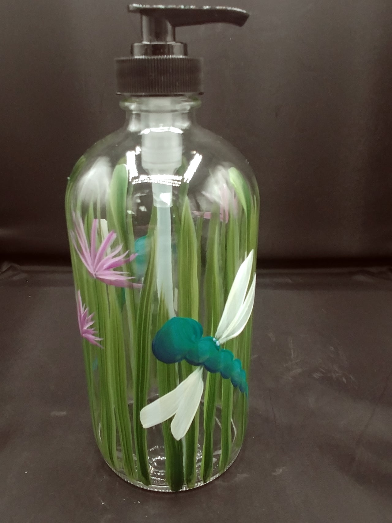 Soap Dispenser - Pink Peony