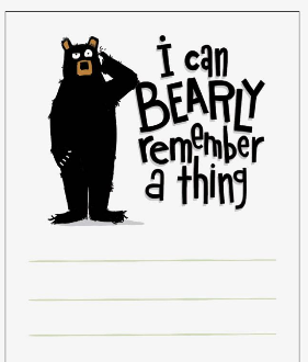 Magnetic List - Can Bearly Remember A Thing