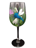 Stemmed Wine Glasses - Dragonfly