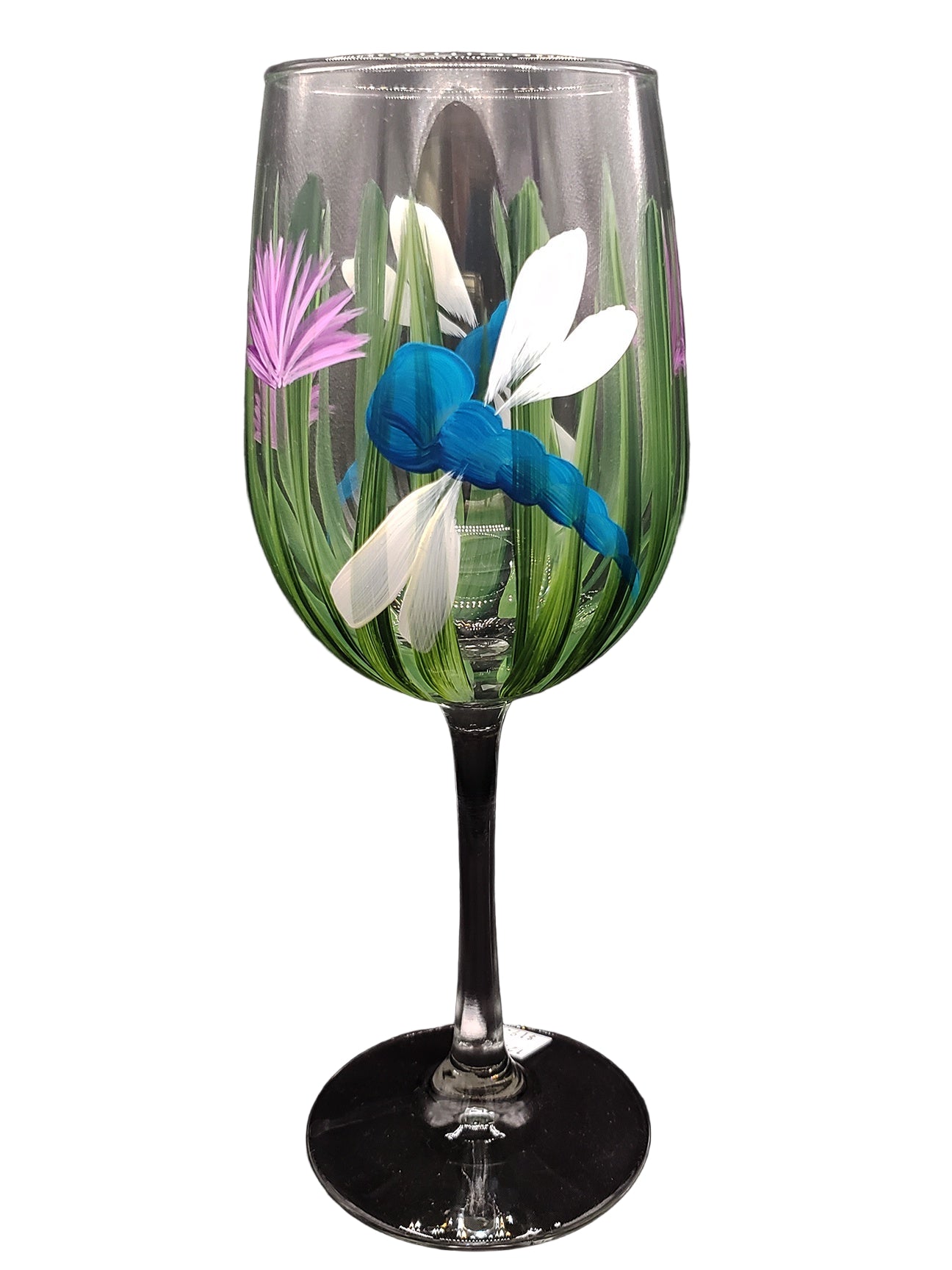 Stemmed Wine Glasses - Dragonfly