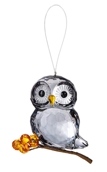 Acrylic "Crystal" Owl Ornaments