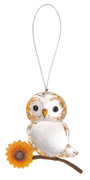 Acrylic "Crystal" Owl Ornaments