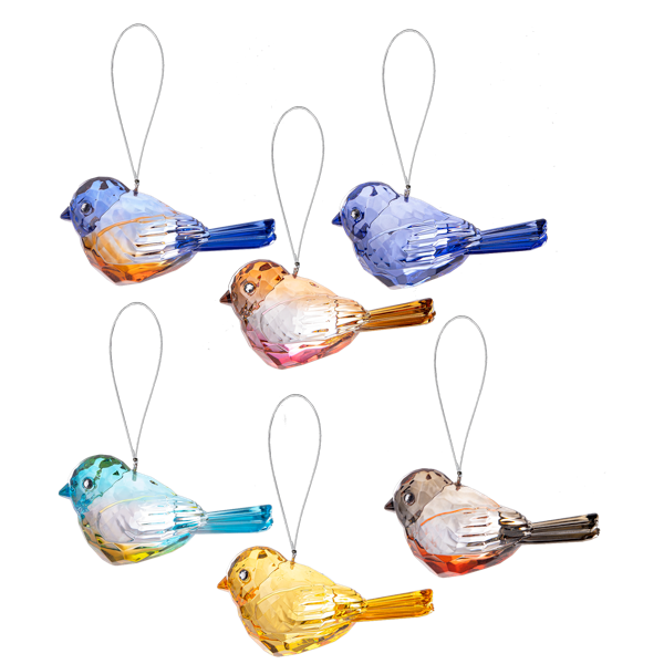 Acrylic Crystal Graceful Birds