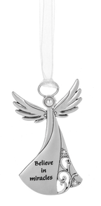 Metal Angel Ornaments - Various Sayings