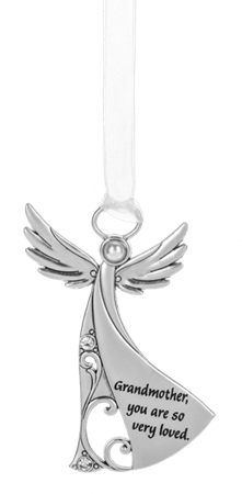 Metal Angel Ornaments - Various Sayings