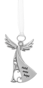 Metal Angel Ornaments - Various Sayings