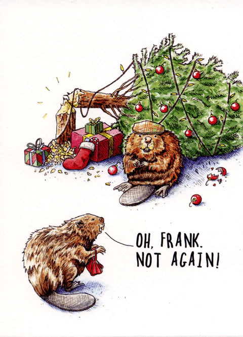 Bewilderbeest Greeting Cards