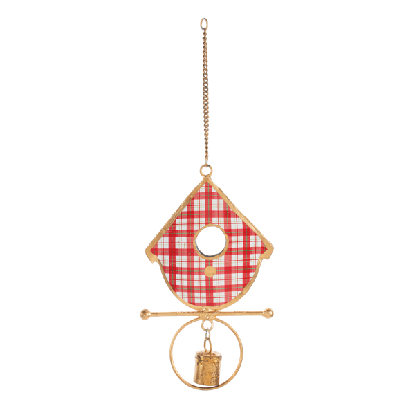 Birdhouse w/Bell Ornament