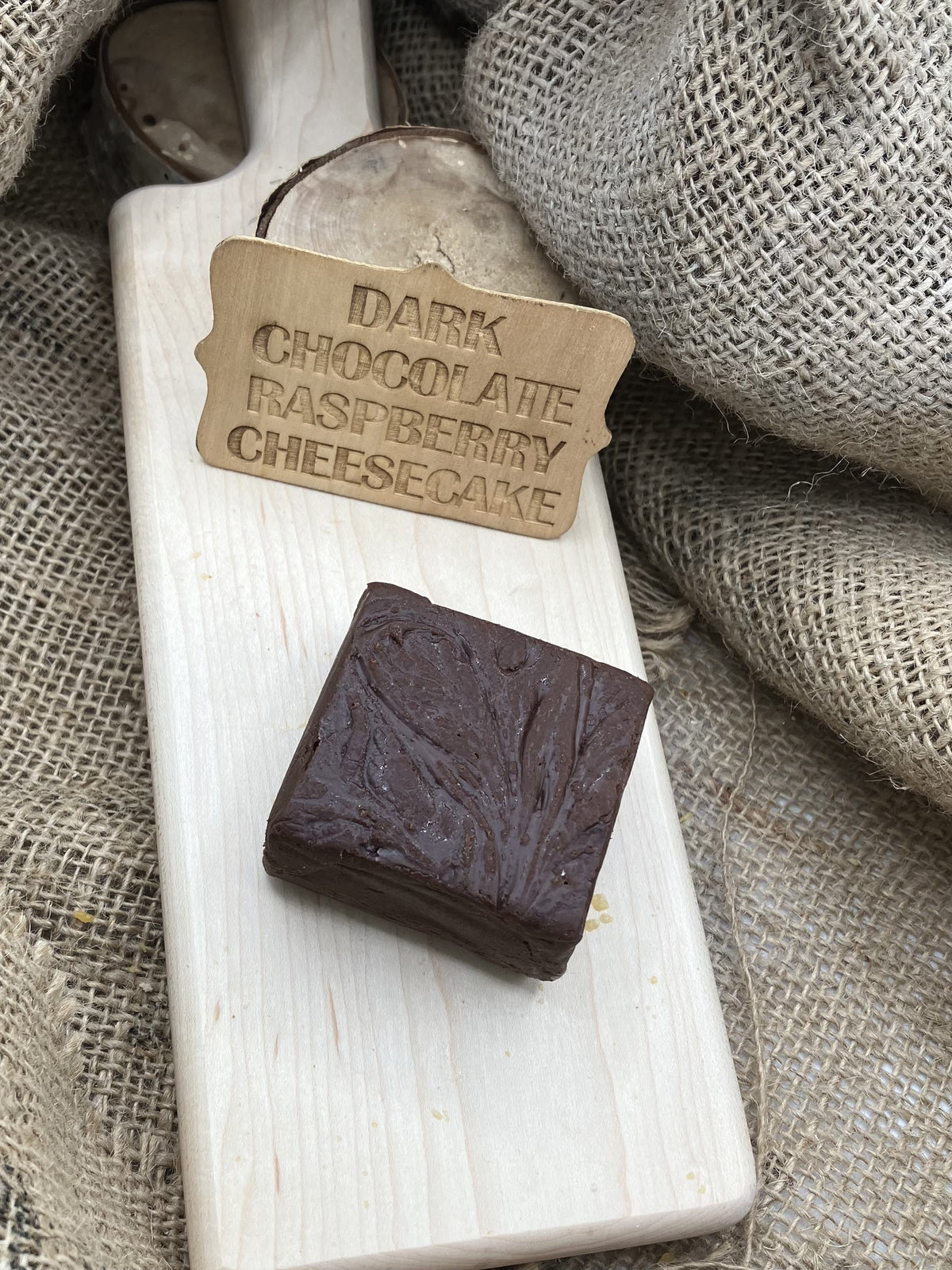 Fudge - Dark Chocolate Raspberry Cheesecake