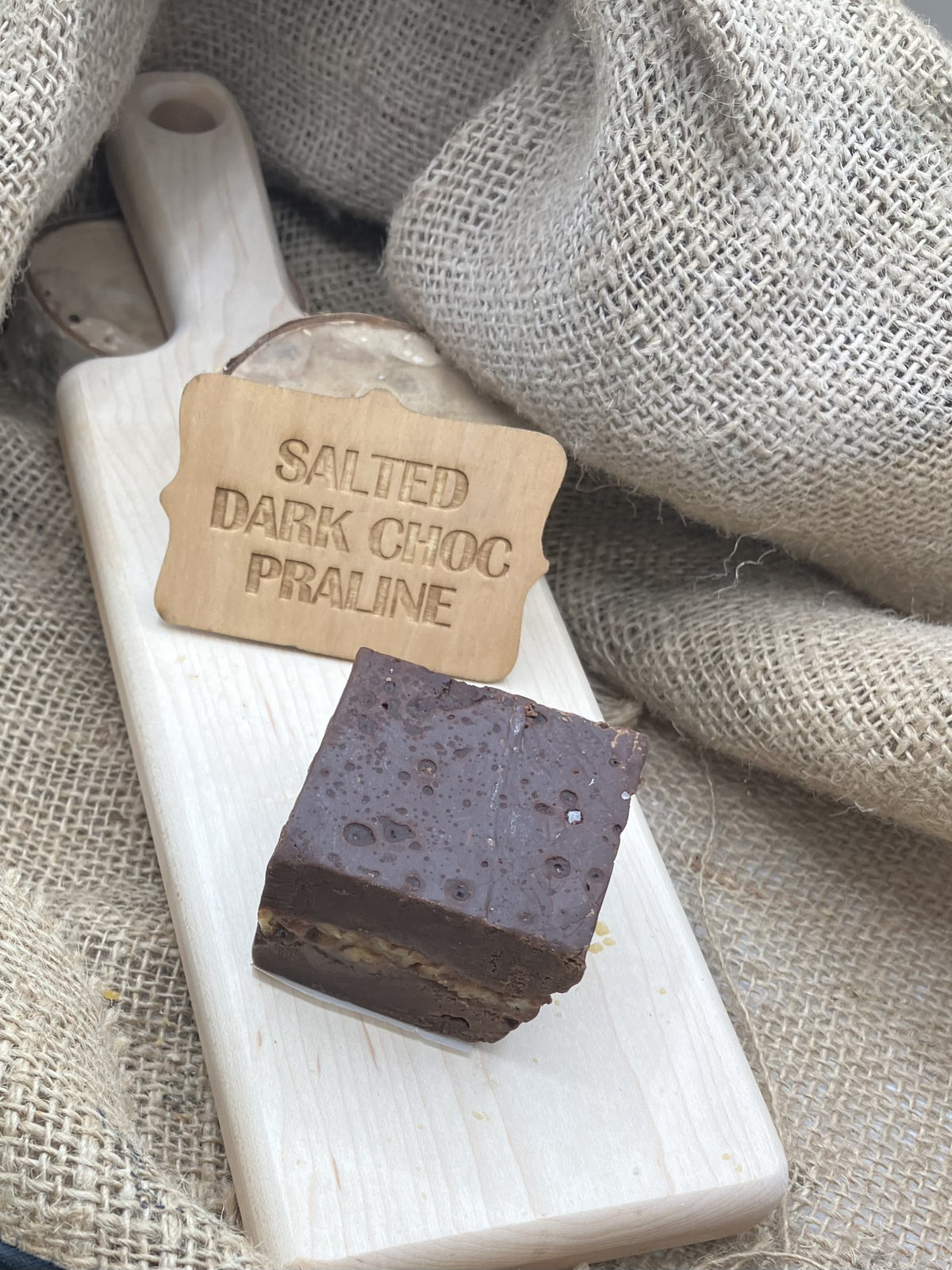 Fudge - Dark Chocolate Salted Praline