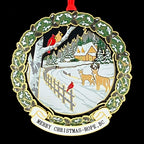 Brass Christmas Ornament Collection