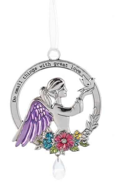 An Angel Watches Ornaments