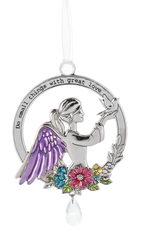 An Angel Watches Ornaments