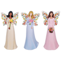 Angel Figurines - Butterflies & Flowers