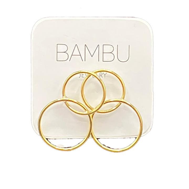 Earrings - Bambu