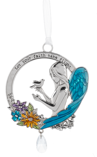 An Angel Watches Ornaments