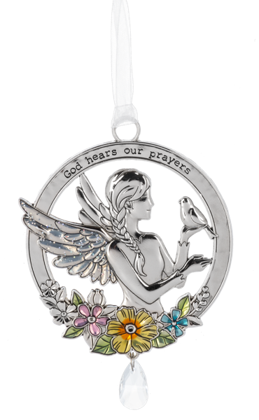 An Angel Watches Ornaments