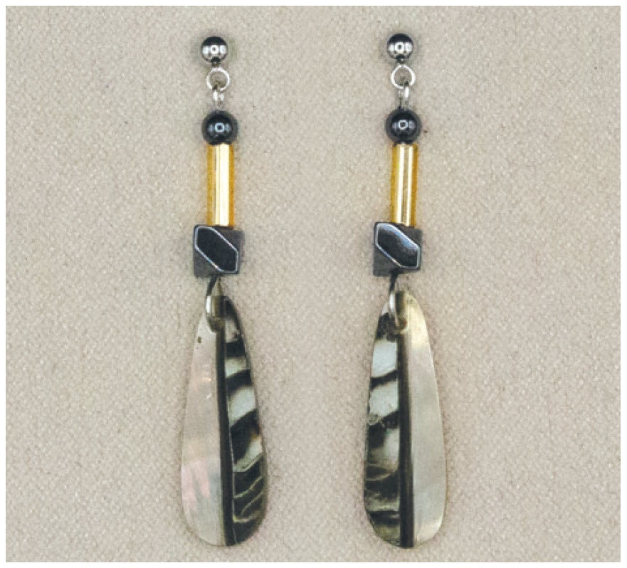 Earrings - Hematite Enticement