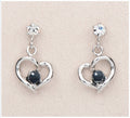 Earrings - Hematite Loving Memento