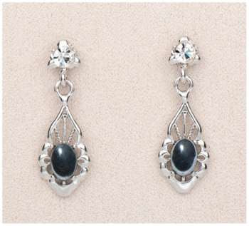 Earrings - Hematite Vintage Allure