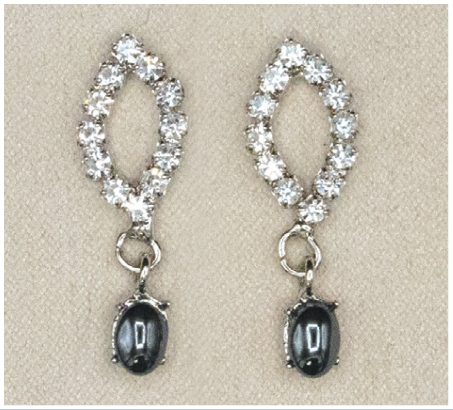 Hematite Earrings - Temptation