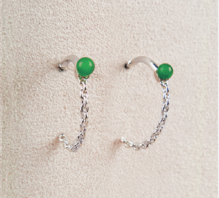 Earrings - Jade 1