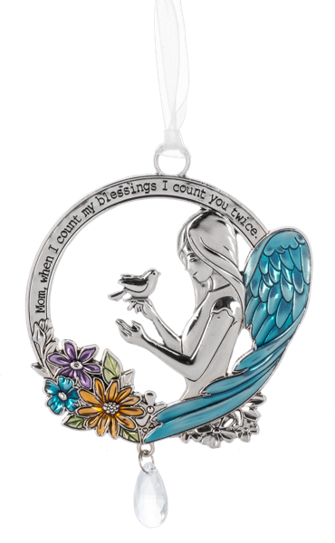 An Angel Watches Ornaments