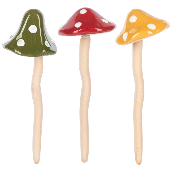 Mushroom Plantpick on Spring
