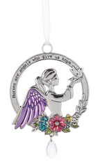 An Angel Watches Ornaments