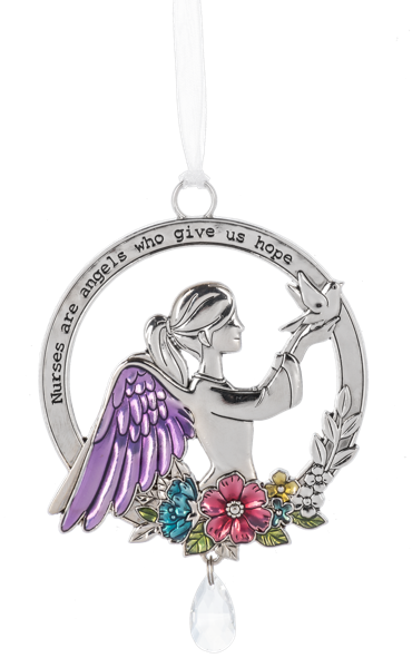 An Angel Watches Ornaments