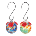 Glass Orb Hummingbird Feeders