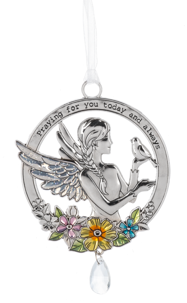 An Angel Watches Ornaments