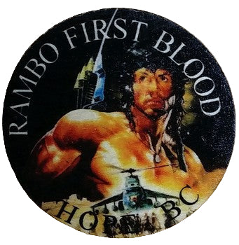 Rambo Magnets - 2" wood disc
