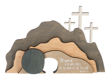 Resurrection Scene Wood Figurines