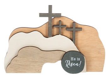 Resurrection Scene Wood Figurines