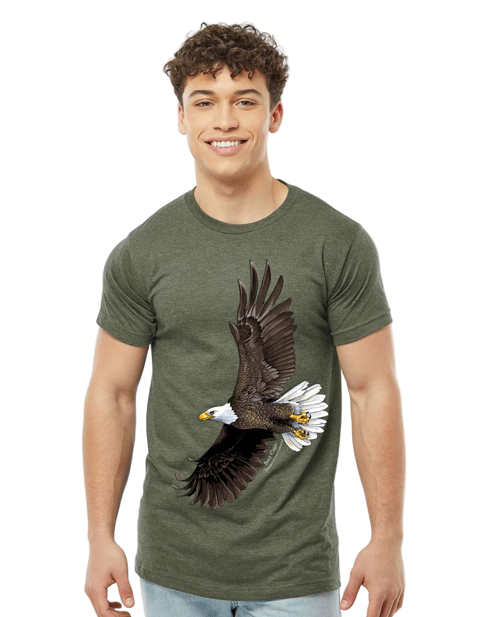 Harlequin T - Soaring Eagle Green