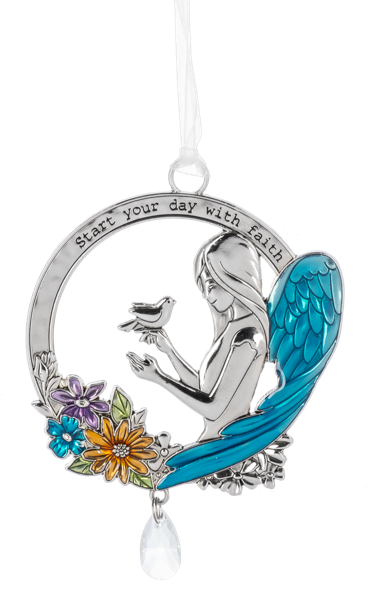 An Angel Watches Ornaments