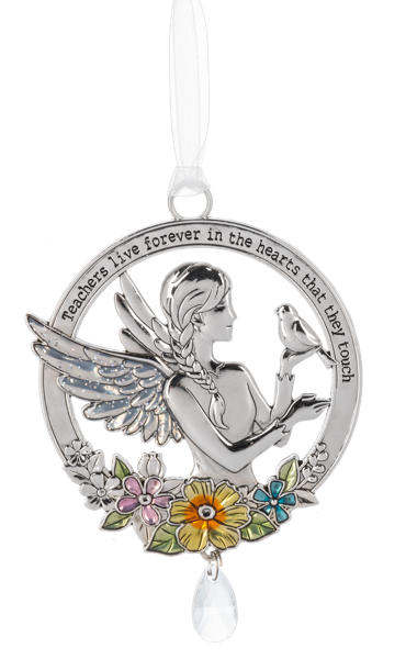 An Angel Watches Ornaments