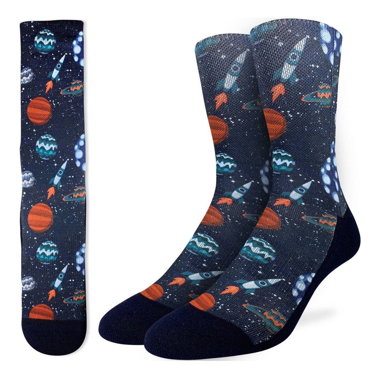 Men's Socks - Planets & Rockets