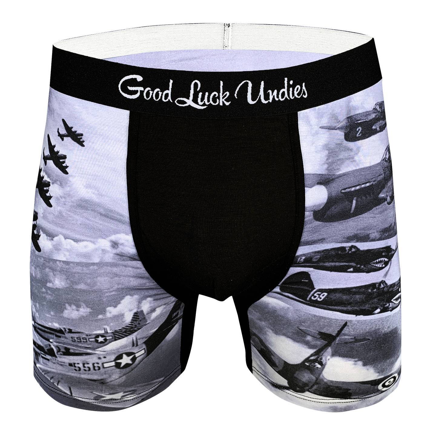Good Luck Undies - Vintage Fighter Planes - XL