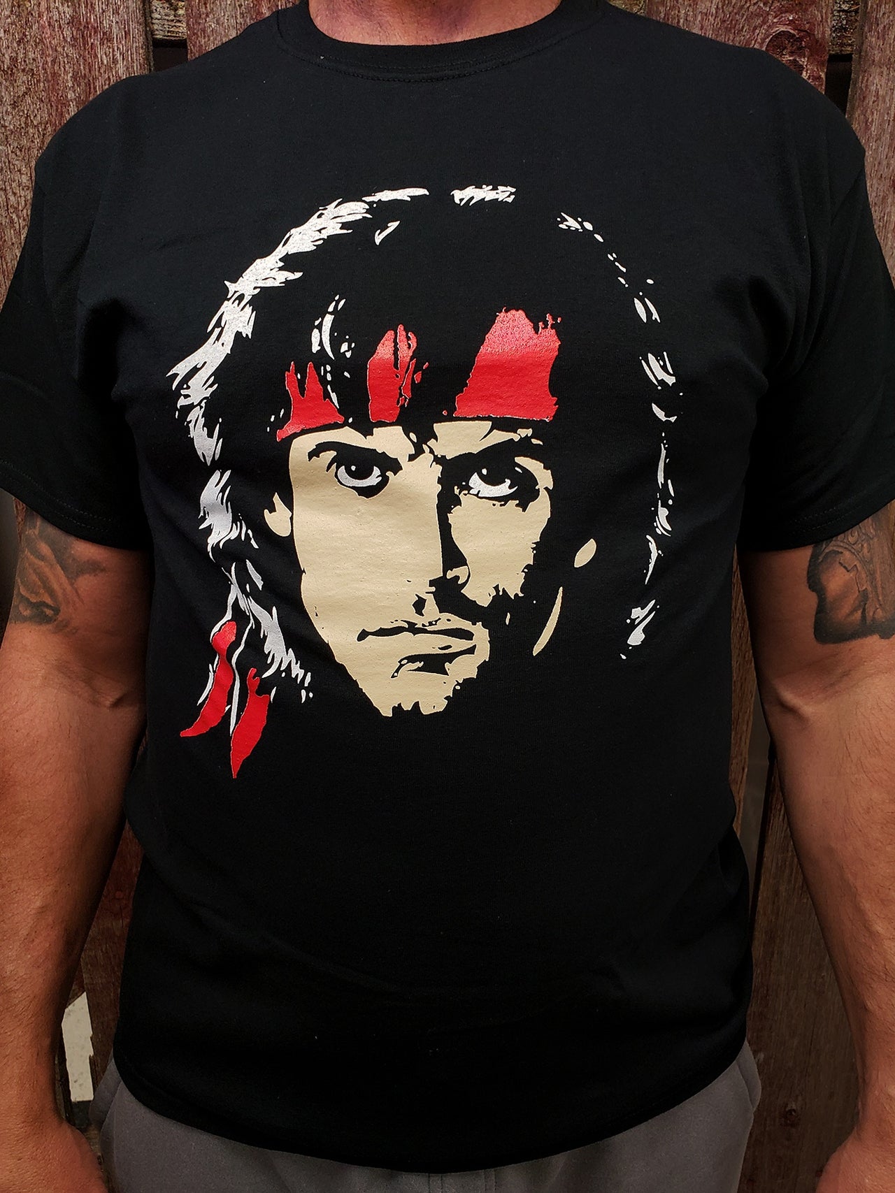 Men's T-Shirts - Rambo Face